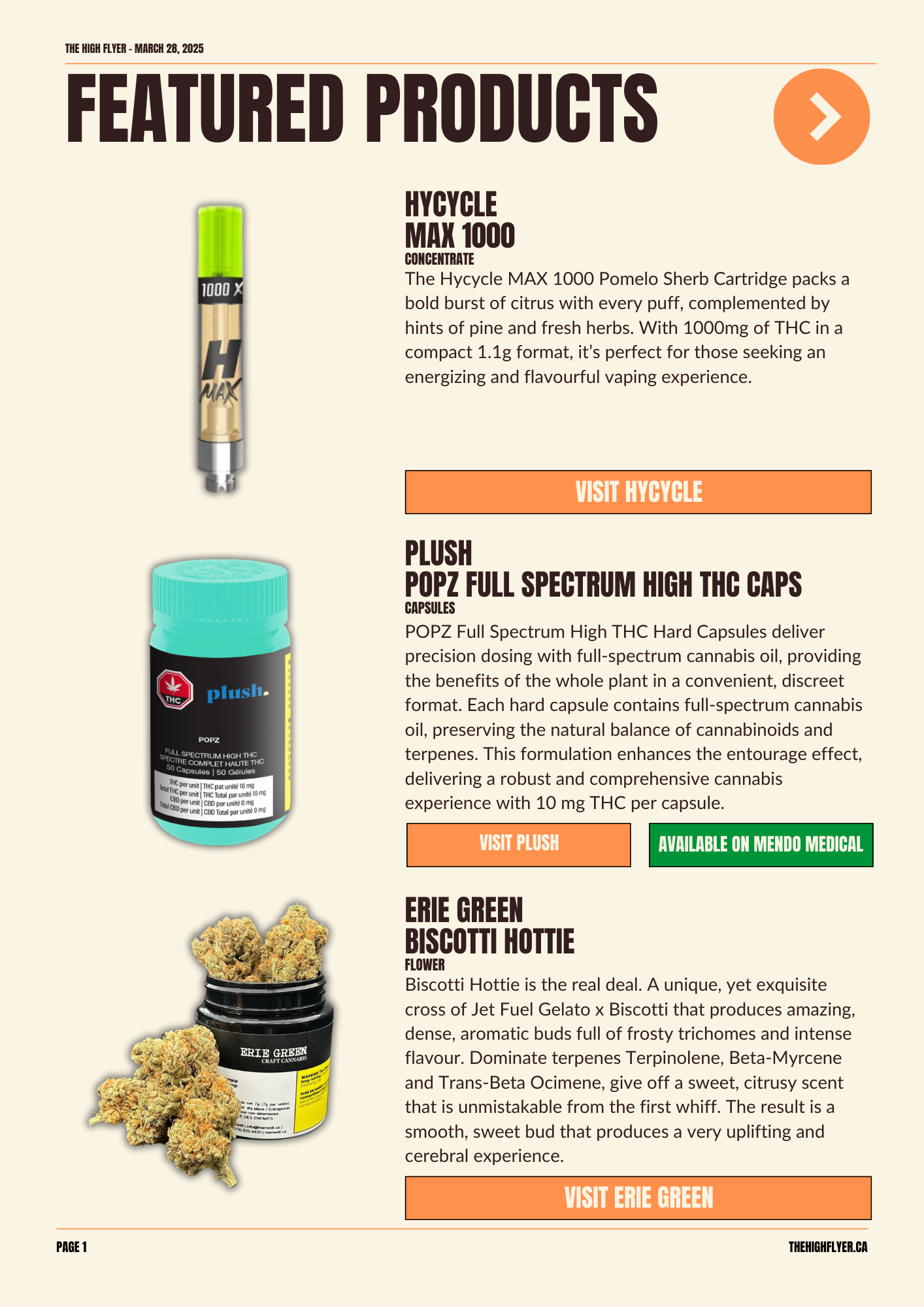 Digital Cannabis Flyer - March 28, 2025